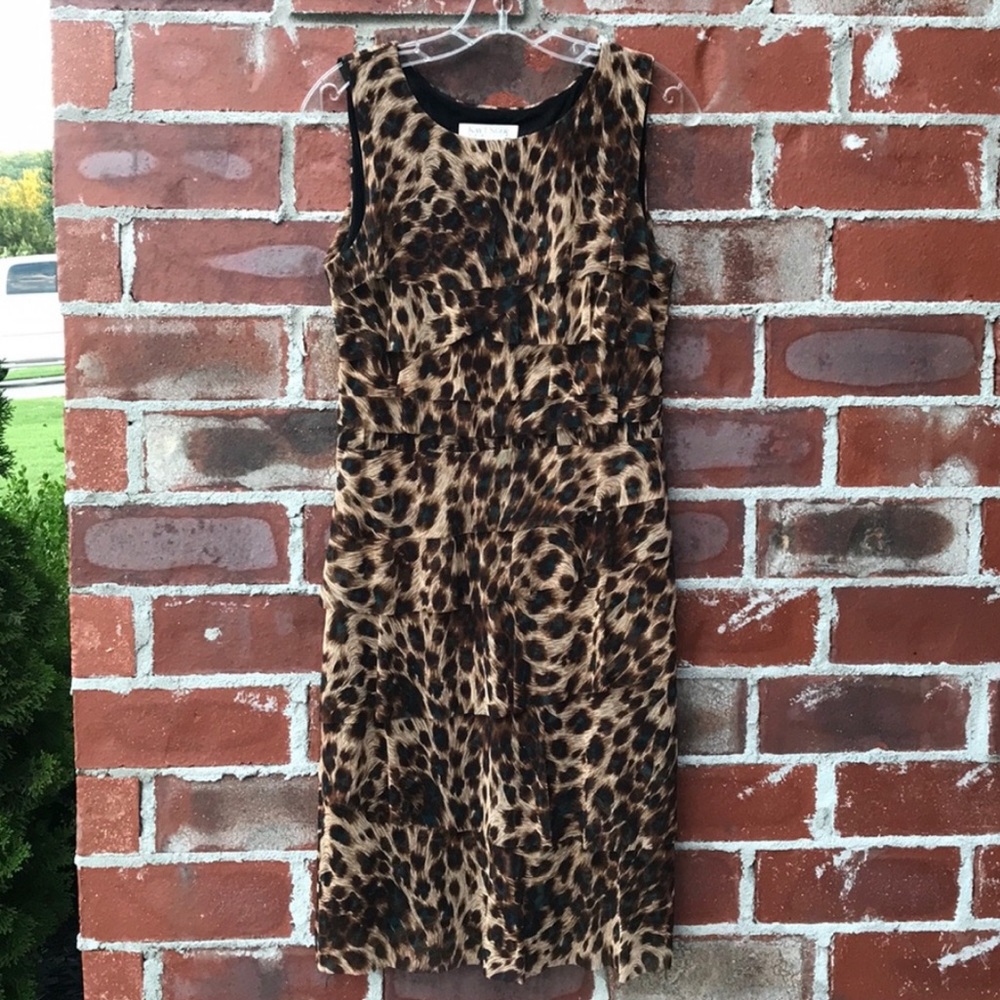Kay Unger leopard dress